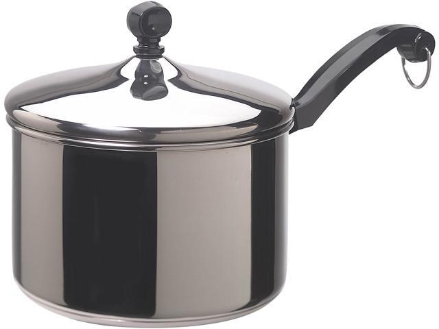 FARBERWARE 50003 Stainless Steel Classic 3 Quart Covered Saucepan