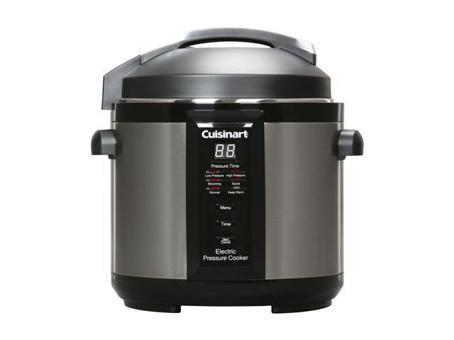 Cuisinart CPC-600 1000-Watt 6-Quart Electric Pressure Cooker, Brushed ...