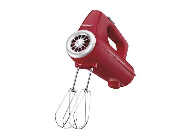 Cuisinart CHM-3R PowerSelect 3-Speed 220-Watt Electronic Hand Mixer Red