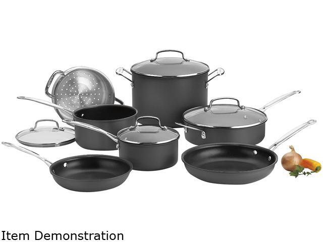 Cuisinart 66-11 Chef's Classic Non-Stick Hard Anodized Cookware 11-Piece Set