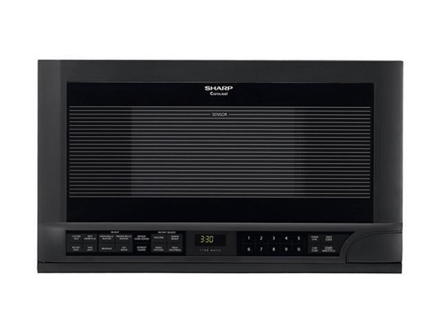 Sharp R-1210 1.5 cu. ft. 1100W Sensor Over-The-Counter Microwave Oven