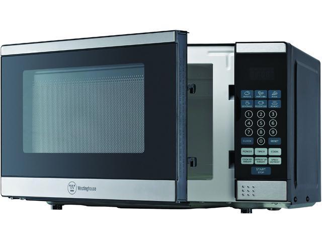 WESTINGHOUSE 700 Watts 0.7 cu Ft Microwave - Black Body/Stainless Steel Front WCM770SS