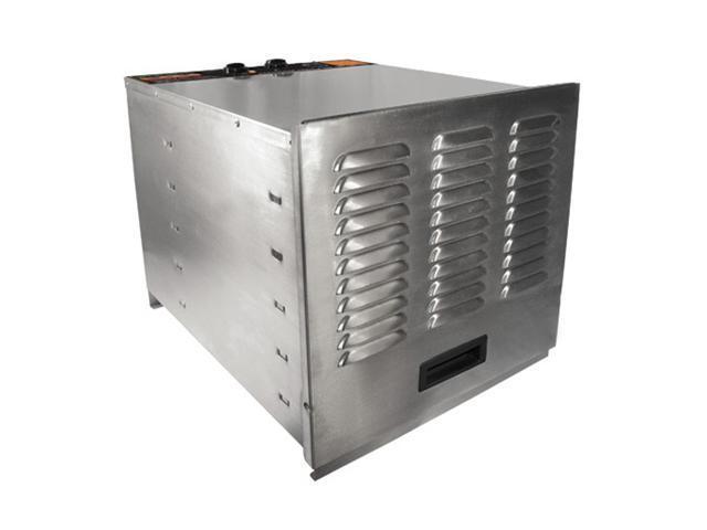 WestonSupply 74-1001-W Silver Stainless Steel Food Dehydrator