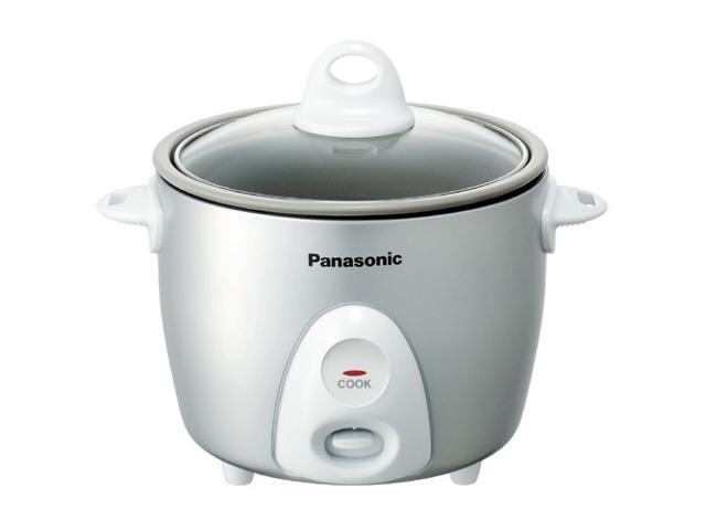 Panasonic SR-G06FG Silver 3 Cups (Uncooked)/6 Cups (Cooked) Rice Cooker