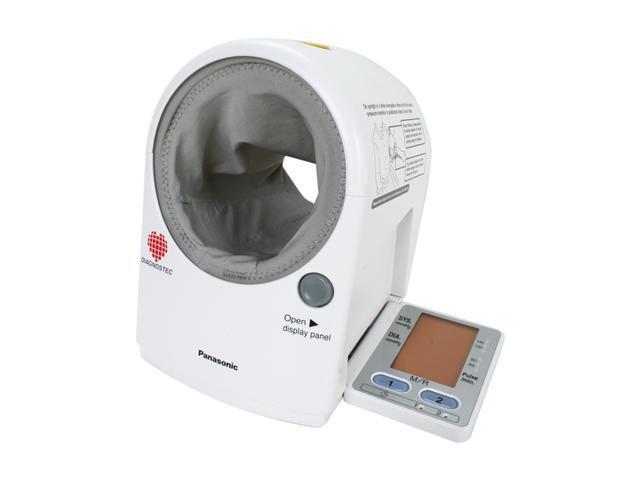 Panasonic EW3152W Upper Arm Blood Pressure Monitor with Elbow Support and Large LCD Display