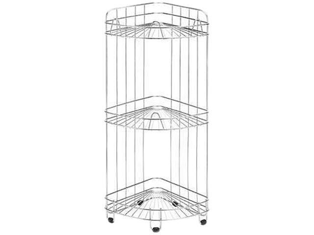 Whitmor 6060-3572-BB Stainless Corner Shelf