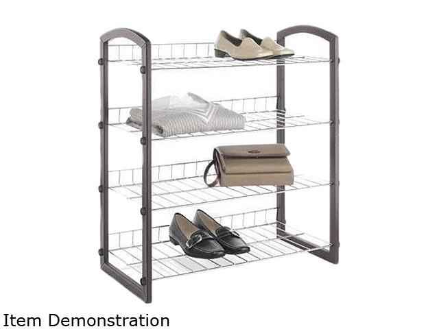 Whitmor 6579-1977 Faux Leather Closet Shelves 4