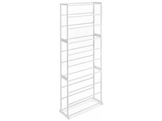 Whitmor 6780-3048-WHT Floor Shoe Tower 30 Pair