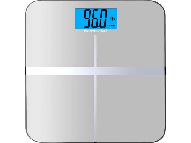 BalanceFrom BFHA-C400SV High Accuracy Premium Digital Bathroom Scale with 3.6" Extra Large Dual Color Backlight Display and ...