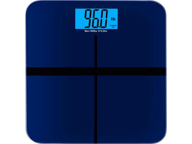 BalanceFrom BFHA-C400BL High Accuracy Premium Digital Bathroom Scale with 3.6" Extra Large Dual Color Backlight Display and ...