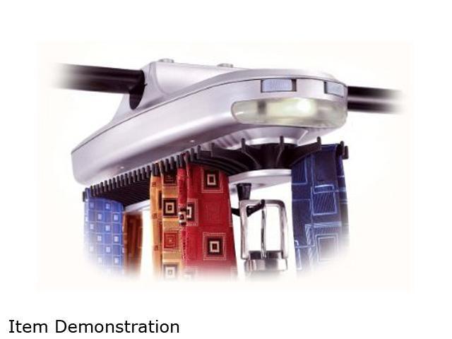 Smartek ST-72 Rotating Tie Rack with Battery-powered Light