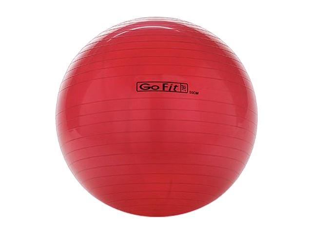 GoFit GF-55BALL Exercise Ball With Pump (55 Cm; Red)