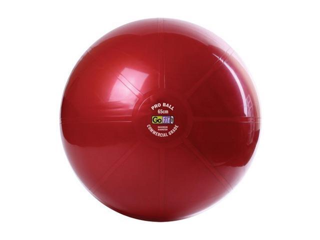 GoFit GF-65PRO Professional Stability Ball & Core Performance Training DVD (65 Cm; Dark Purple)