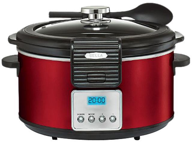 bella-14106-red-linea-5qt-programmable-slow-cooker-with-locking-lid