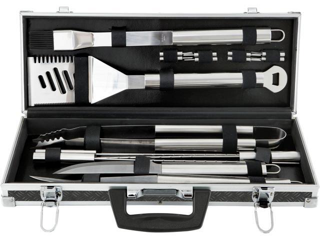 Mr. Bar-B-Q 02068X 18 Piece Tool Set With Aluminum Case