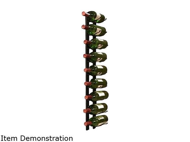 Epicureanist EPWIRE1B 9 Bottle Metal Wine Rack Black