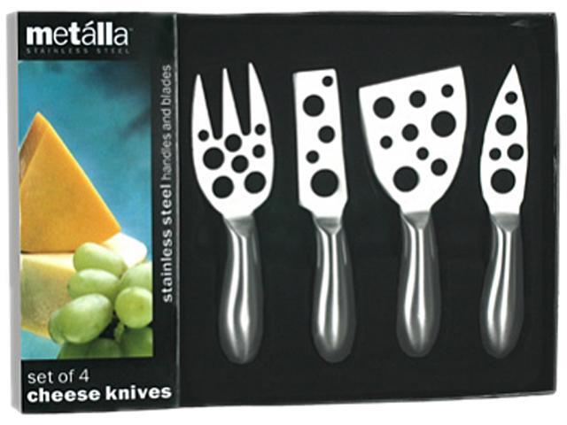 Prodyne  K-4-H  Set of 4 SS Cheese Knives - Little Holes