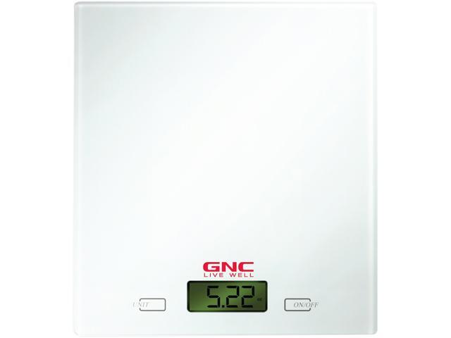GNC GS-7430-W Digital Bathroom-Kitchen Scale Kit White