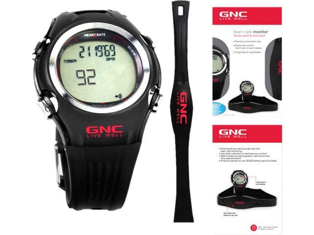 GNC GF-4307 Heart Rate Monitor and Watch Receiver Black