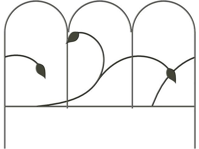 Panacea  89399CP  Leaf Border Edge Black 24 pk