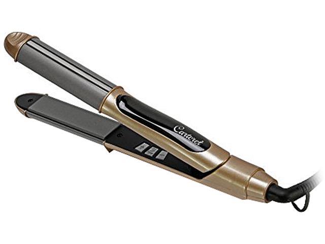 Carteret CCC-10911-CHMP 2 in One Professional Flat/Curling Iron (DUOPRO) Cream