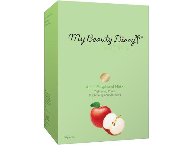 My Beauty Diary  Mask-074395 Apple Polyphenolics Mask 10 Count