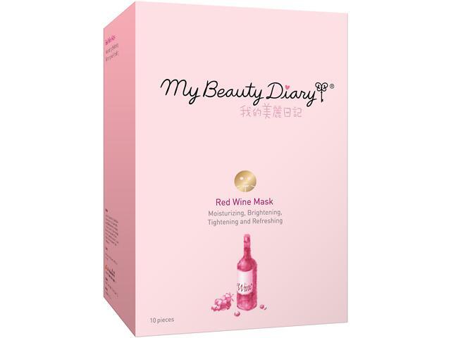My Beauty Diary  Mask-074418 Red Wine Mask, 10 Count