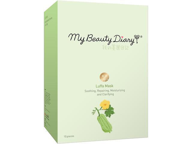 My Beauty Diary  Mask-074500 Luffa Mask 10 Count