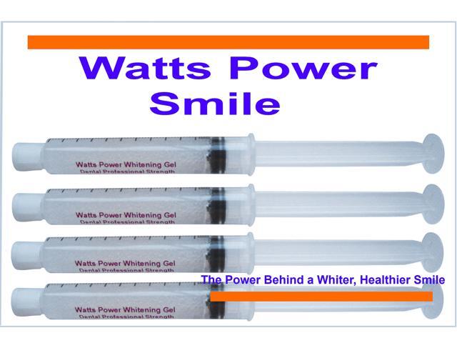 Watts Power WP3640 Optimized Dual Action Surface & Deep Stain Professional Strength Teeth Whitening Gels - Kosher Certified ...