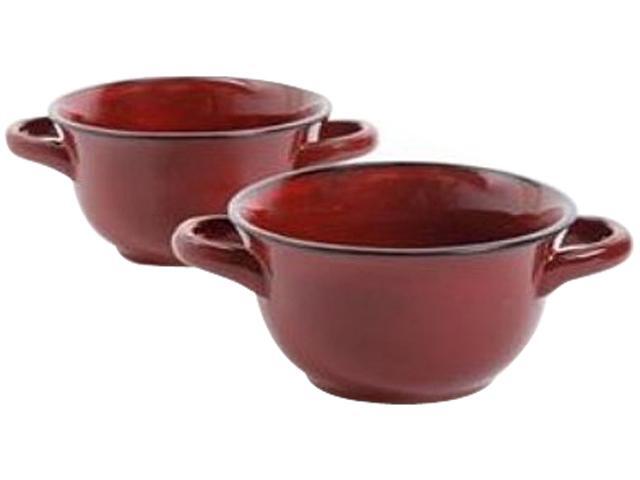 Crock-Pot 91963.02 Setof 2 27oz Soup Bowls Red