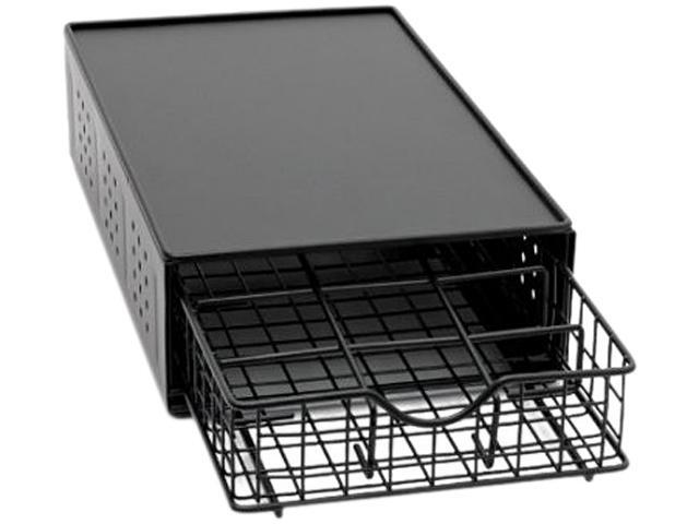 Lipper 8663 Black One Tier Single cup Drawer Stand /Removeable Dividers
