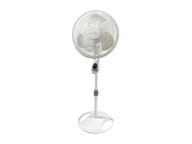LASKO 1646 16" Oscillating Stand Fan Wht