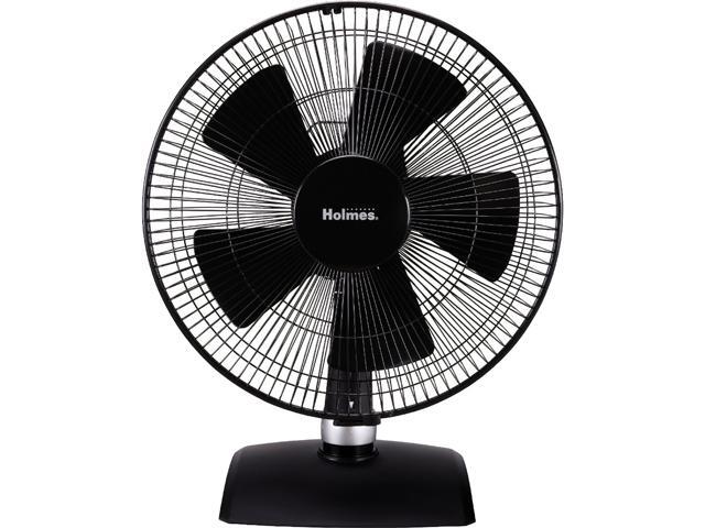 Holmes HDF12235-BM 12" 5 Spd Osc Tb Fan Bk