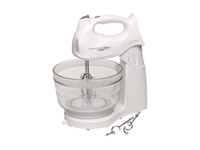 Hamilton Beach 64695N Power Deluxe 6 Speed Stand Mixer White