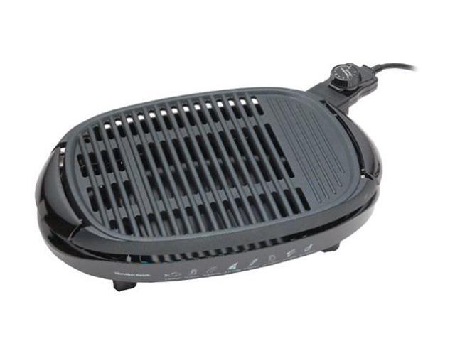 Hamilton Beach Health Smart Indoor/Outdoor Grill 31605A Black