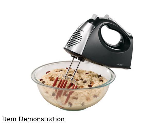 Hamilton Beach 62640 SoftScrape 6 Speed Hand Mixer with Case Black