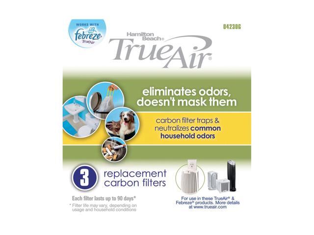 Hamilton Beach 04230G True Air Replacement Carbon Filter 3-Pack