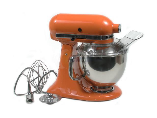 KitchenAid KSM150PSTG Artisan Series 5-Quart Tilt-Head Stand Mixer Tangerine