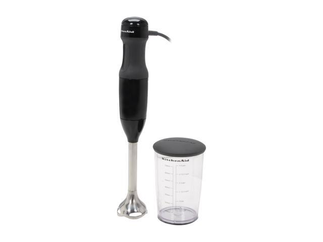 KitchenAid KHB1231OB Onyx Black 3-Cup Jar Size 2-Speed Hand Blender 2 speeds