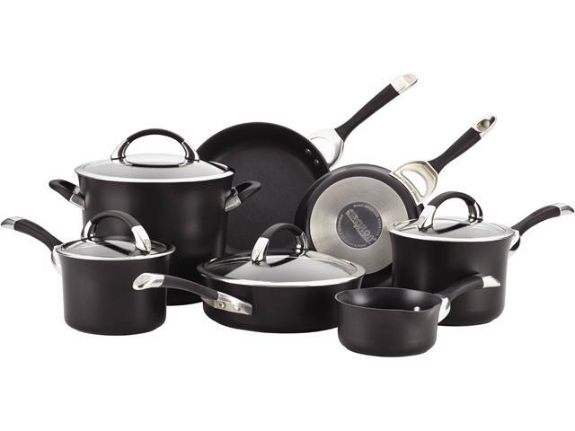 Circulon  87376  11-Piece Cookware Set  Black