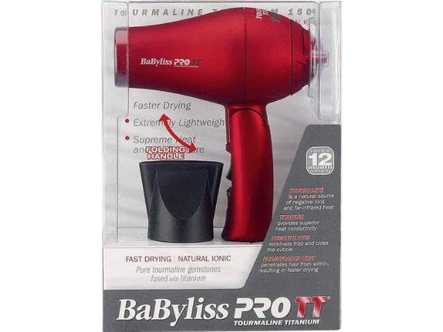 Conair Pro BABTT053T Babylisspro TT Tourmaline Titanium Travel Dryer