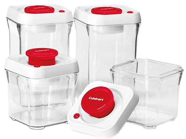 Cuisinart CFS-TC-S8R Fresh Edge Patented Vacuum-Seal Food Storage System