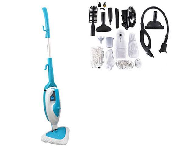 PYLE  PSTMP20  Multi-Purpose and Multi-Surface Steam Floor Mop and Detachable Handheld Steamer  Blue