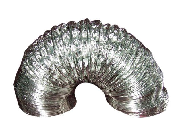 Deflecto FLXC0408 4" Dia 2-ply 8 Ft. Aluminum Ducting