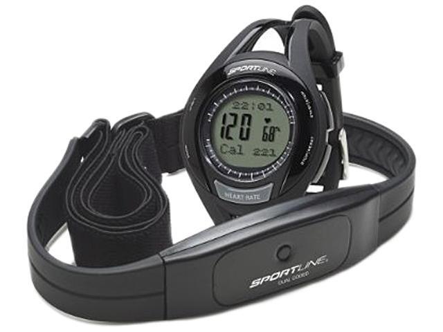 Sportline SP1412BK Men Cardio Heart Rate Watch