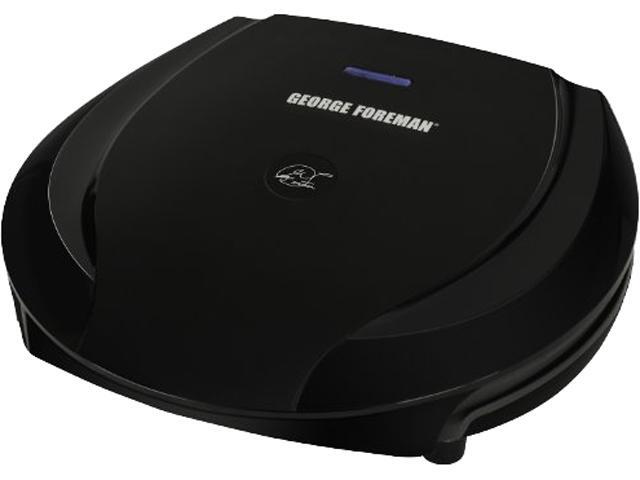 George Foreman  6Serving Fixed Plate Grill  GR0103B  Black