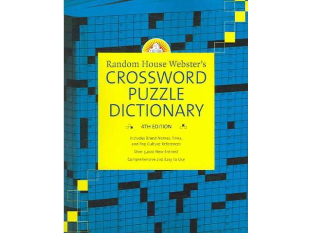 Random House Webster's Crossword Puzzle Dictionary 4 ...