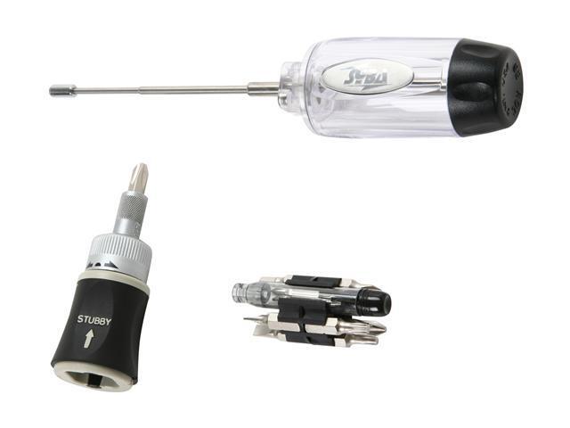 Syba SY-ACC65020 19-Piece 4-in1 Ratcheting Screwdriver Set
