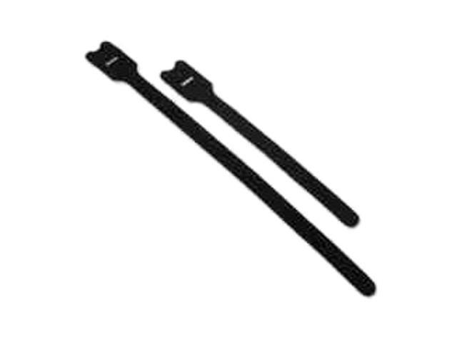 C2G 29850 8in Screw-mountable Hook-and-Loop Cable Ties - 10pk