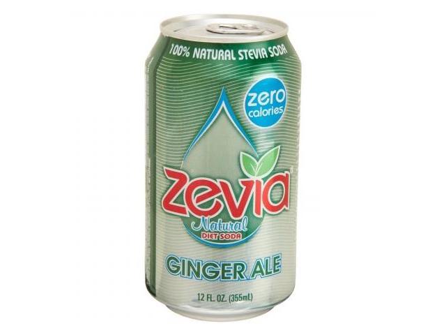 Zevia 35646 Natural Ginger Ale Diet Soda